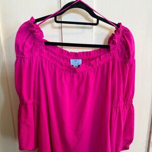 CeCe Off- Shoulder Blouse (M)